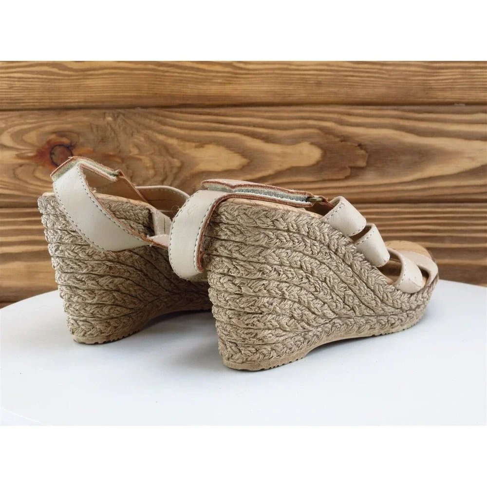 Selex‎ Size 5 M Women Sandal Strappy Beige Synthetic